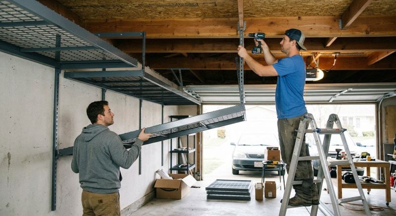 Ceiling Rack Installation in Fairfax County, VA