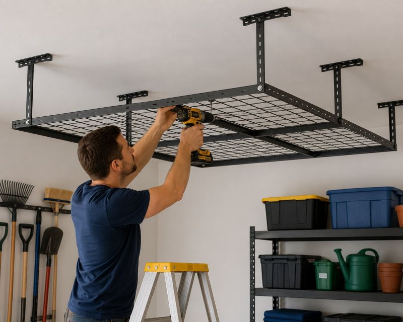 Ceiling Rack Installation in Greensboro, NC