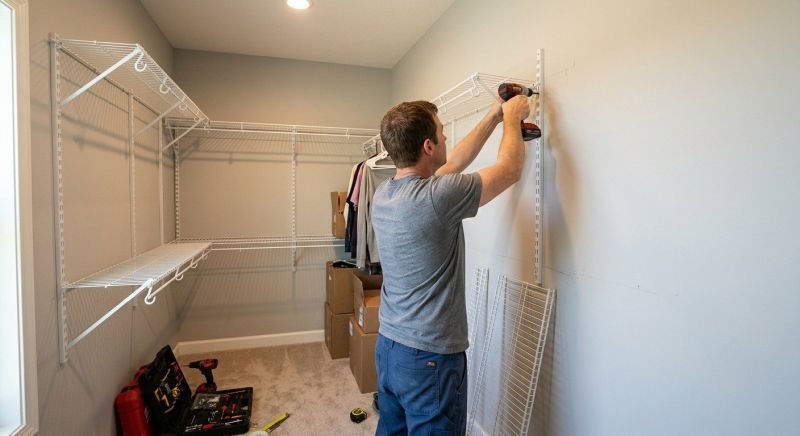 Closet Shelving Installation in Greensboro, NC