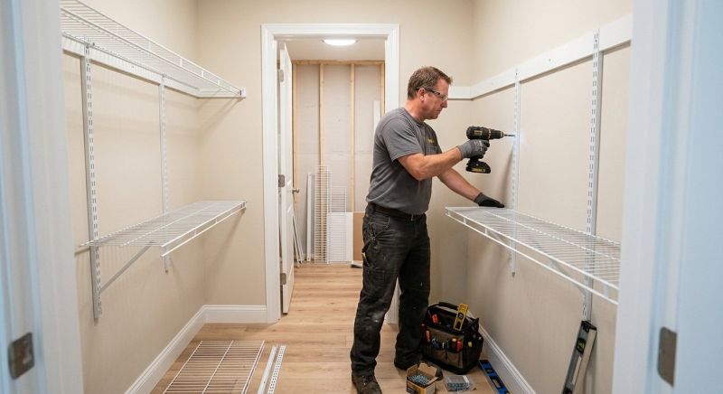 Closet Shelving Installation in Greensboro, NC