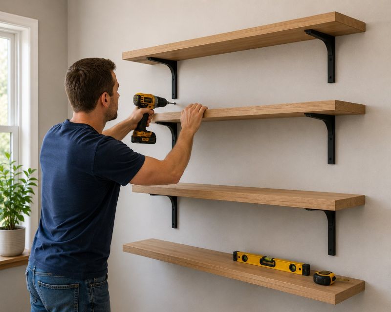 Overhead Shelving Installation in Annapolis, MD