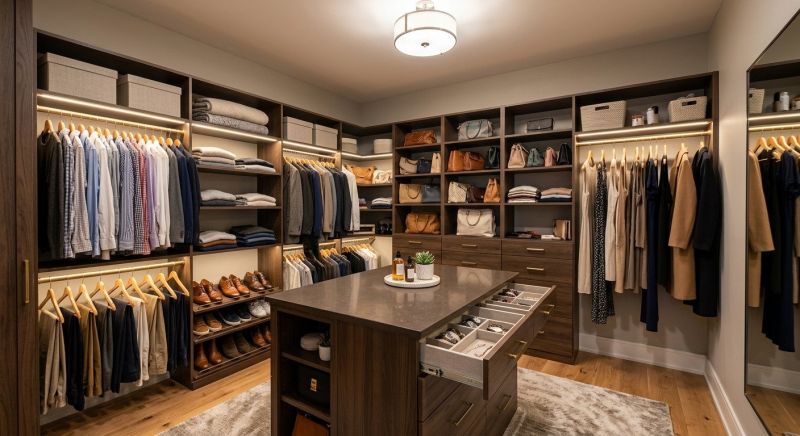 Walk In Closet Remodeling in Alexandria, VA